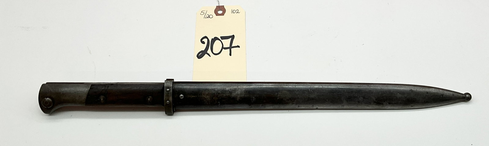 CSZ MAUSER BAYONET: CSZ MAUSER BAYONET. MEASURES 17.5"L