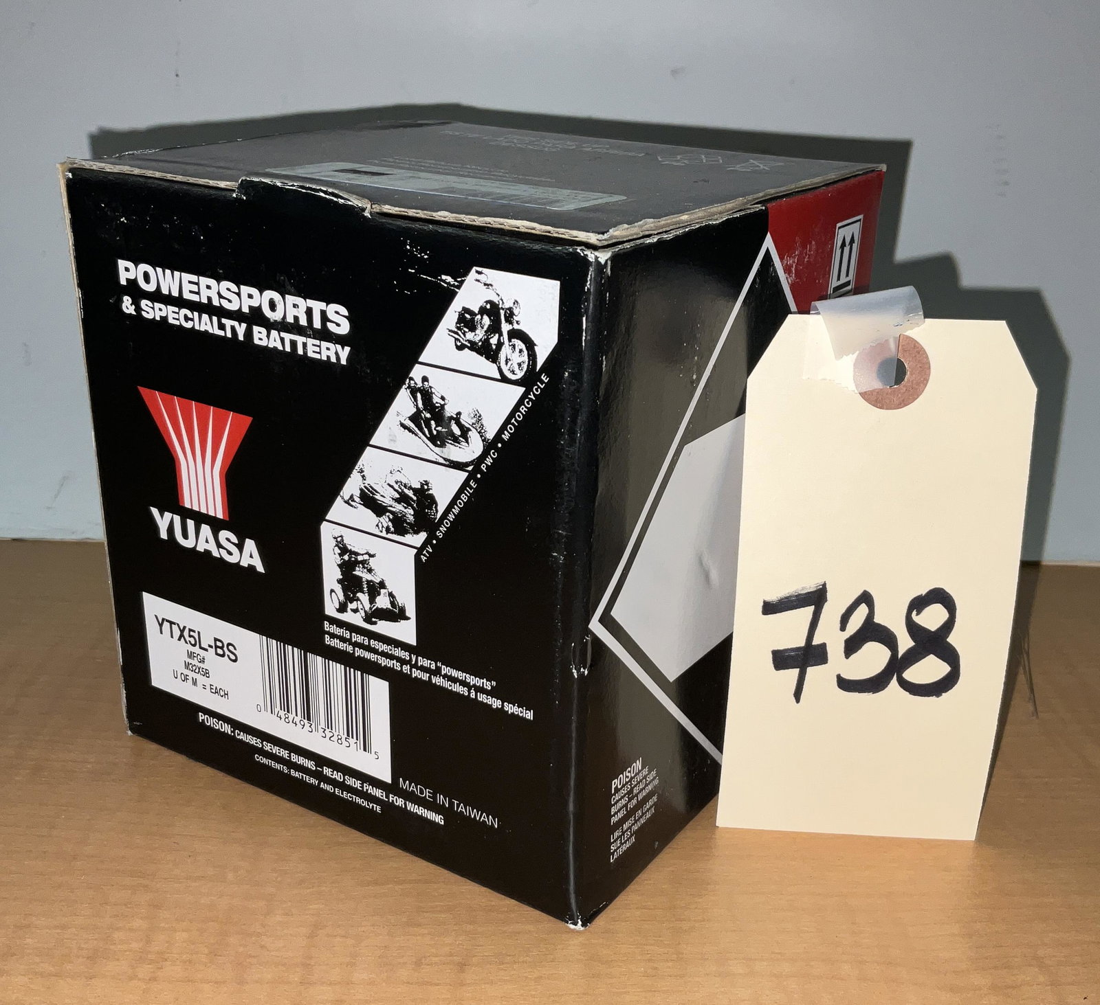 YUASA MAINTENANCE FREE YT5LBS BATTERY.: YUASA MAINTENANCE FREE YT5LBS BATTERY. 2020 Condition All property is sold in "as is" condition and all sales are final. Teel Auctions and its consignor make no representations or warranties, express 