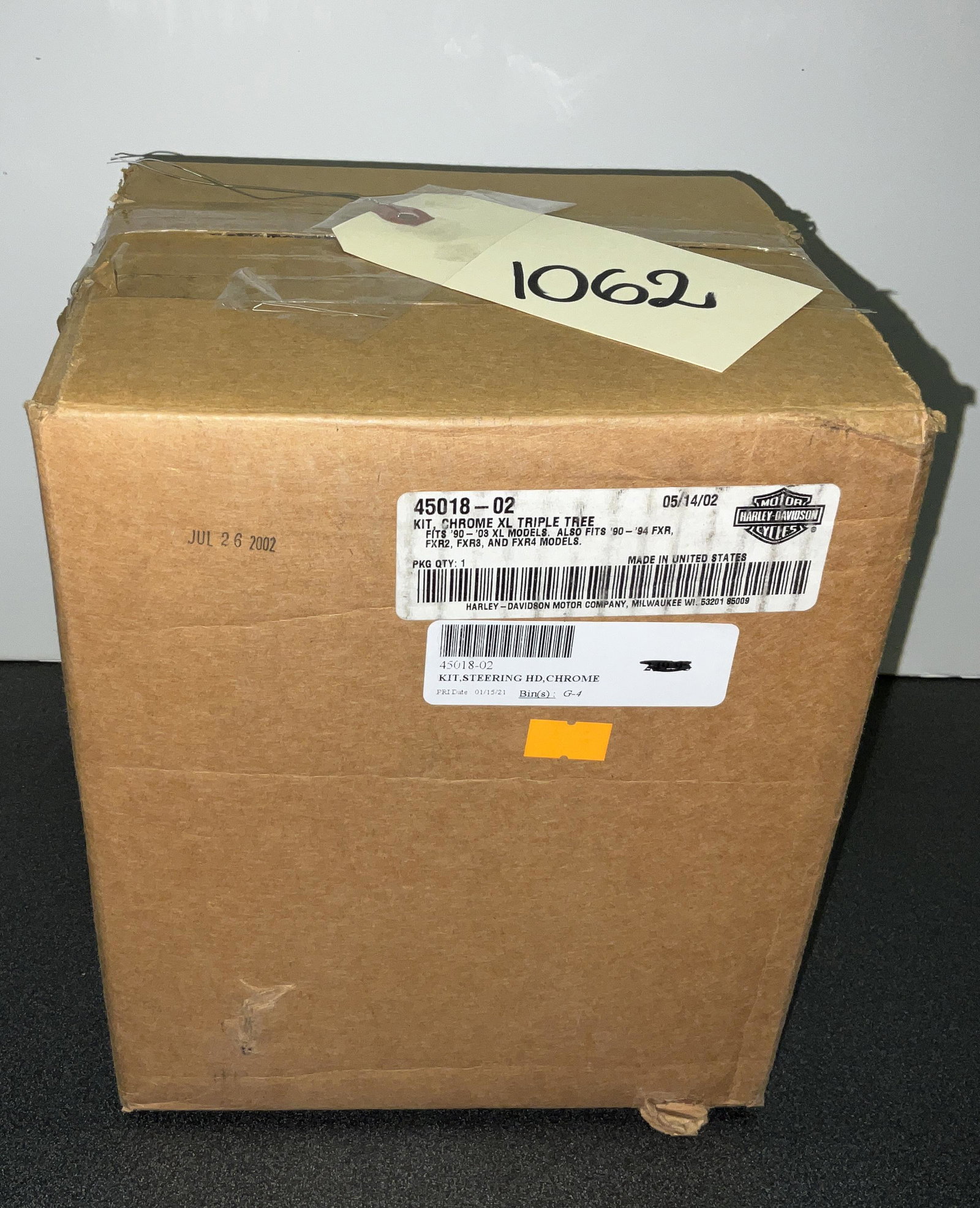 HD CHROME XL TRIPLE TREE KIT PN 45018-02 (1 of 1)