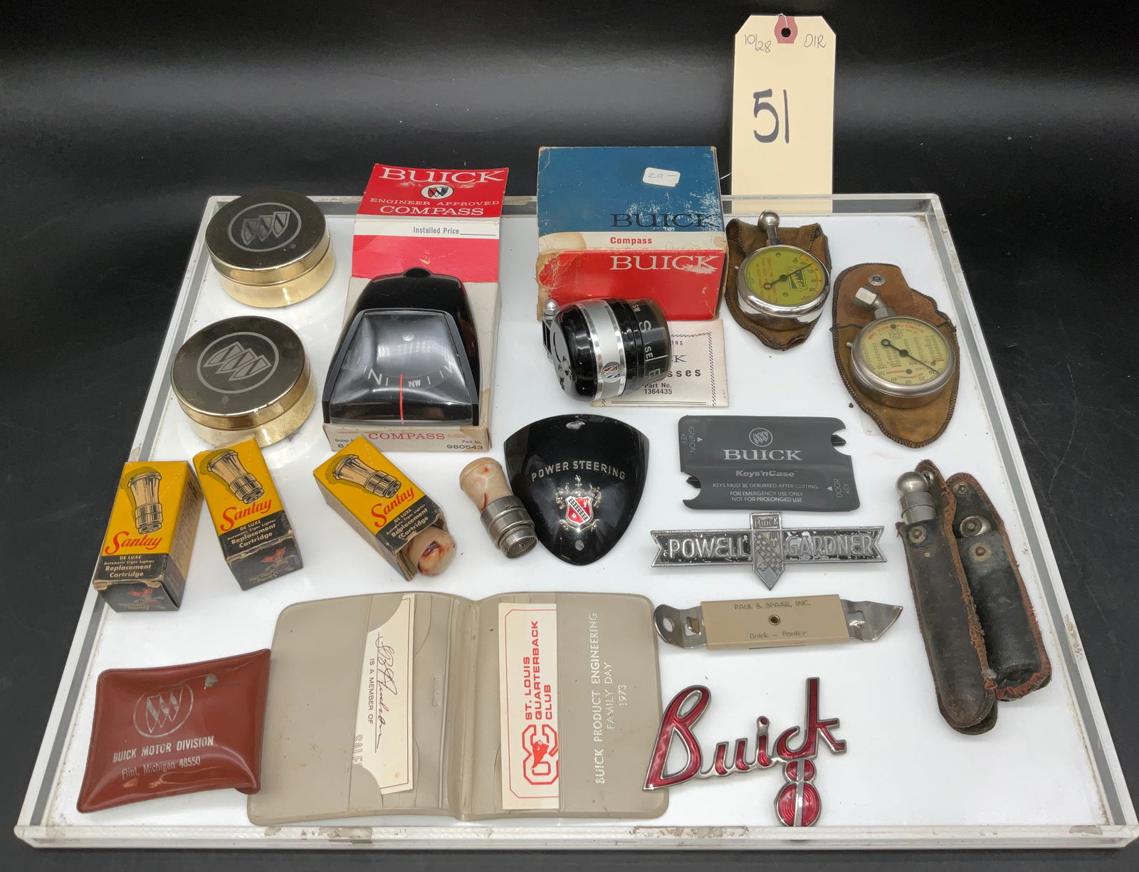 BUICK COMPASSES, CIGAR LIGHTER REPLACEMENT CARTRIDGE, AND MORE. (1 of 3)