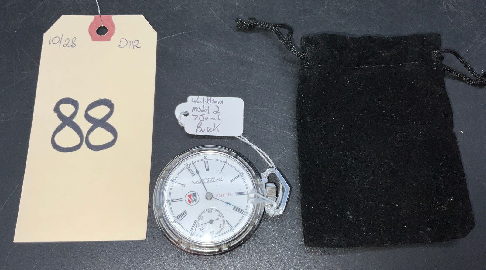 NON-WORKING WALTHAM MODEL 2 POCKET WATCH (1 of 4)