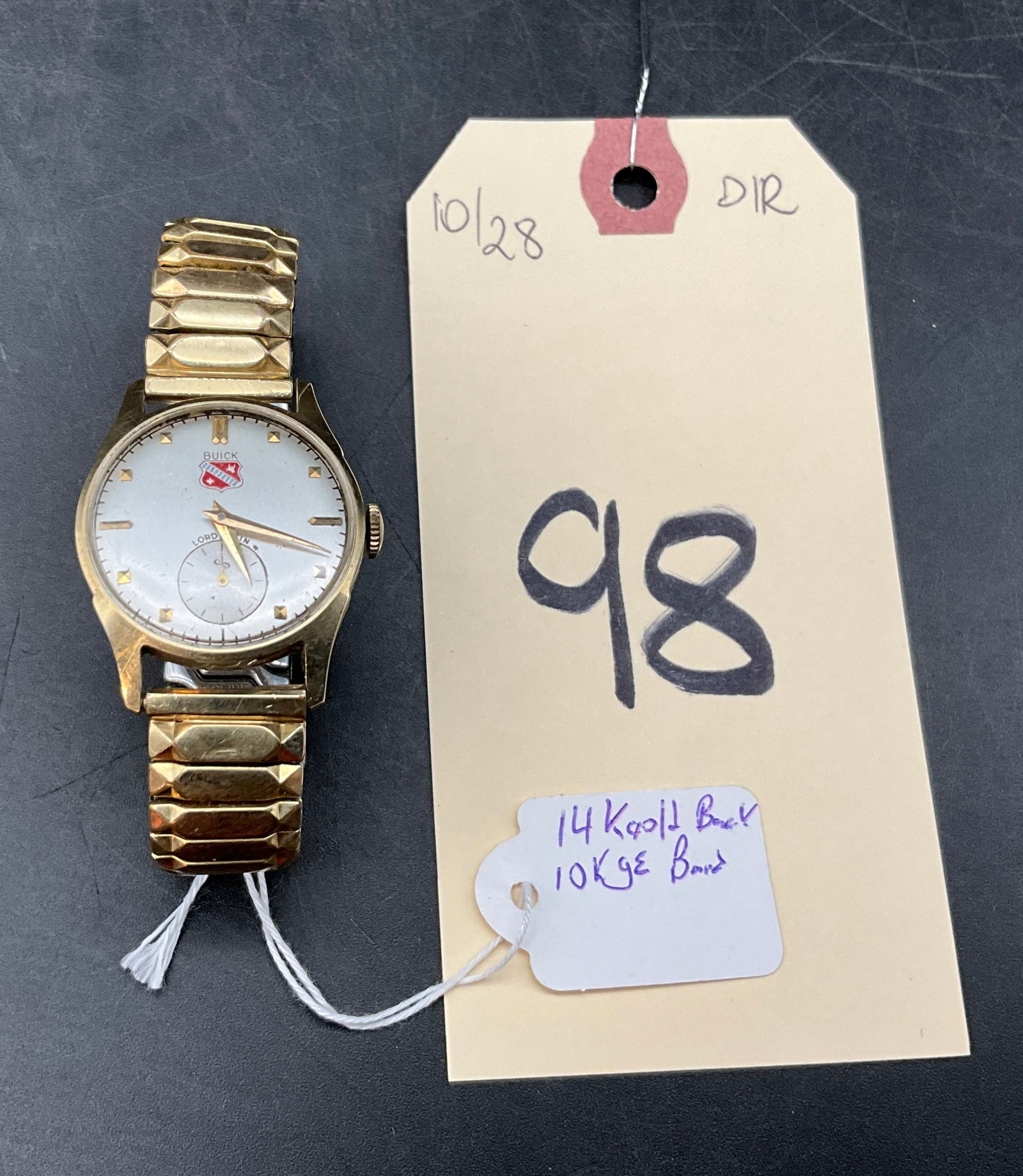 LORD ELGIN 14K SERVICE AWARD WRIST WATCH (1 of 4)