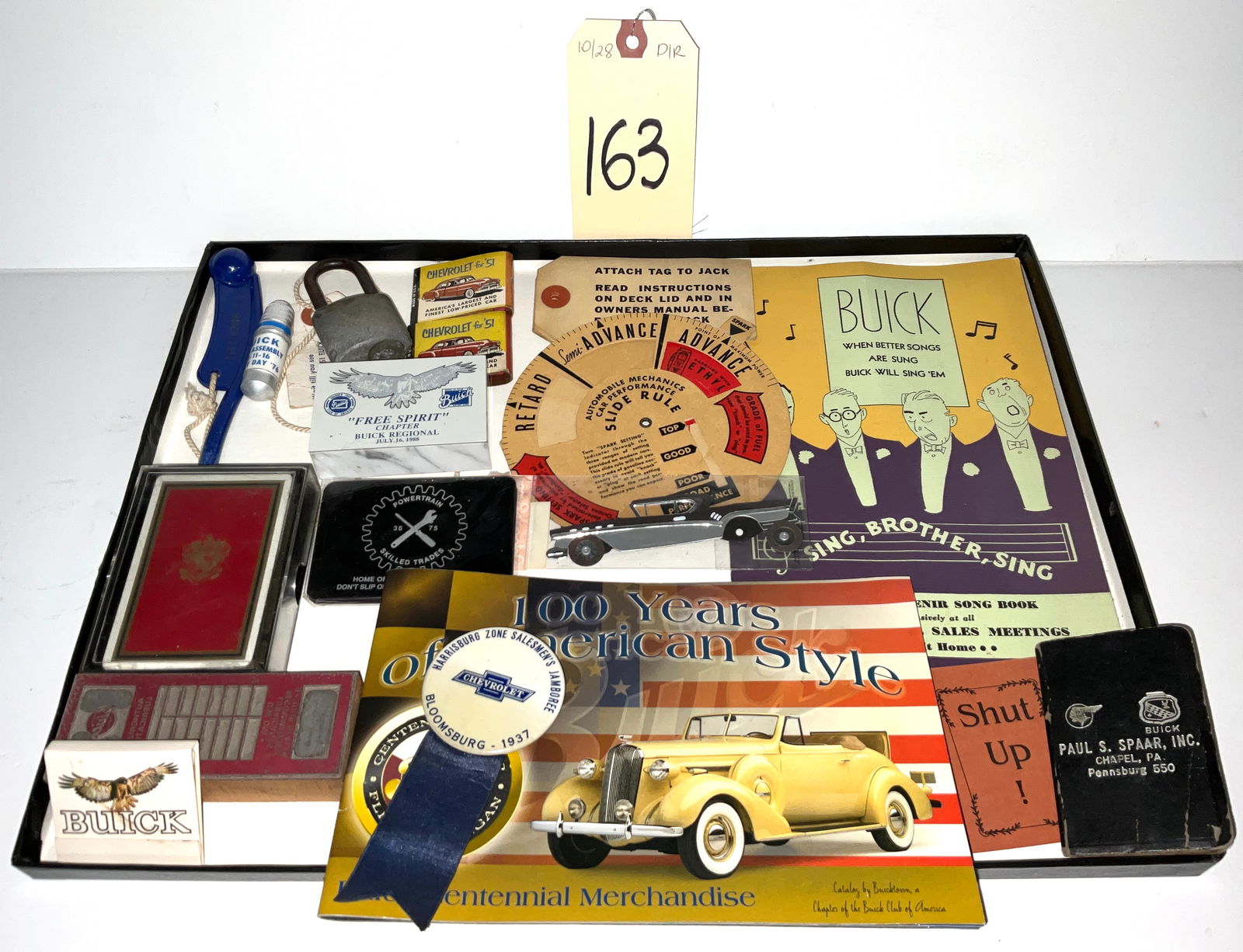 ADVERTISING AND MEMORABILIA TRAY LOT (1 of 3)
