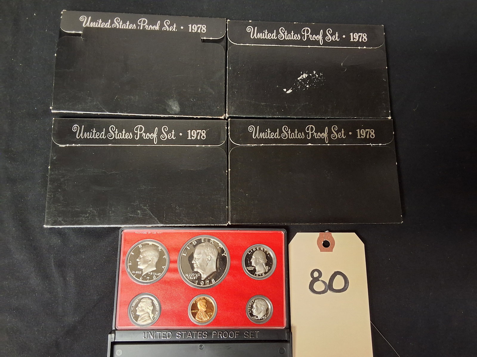 Lot of 5 Proof Sets - 1978 (1 of 3)