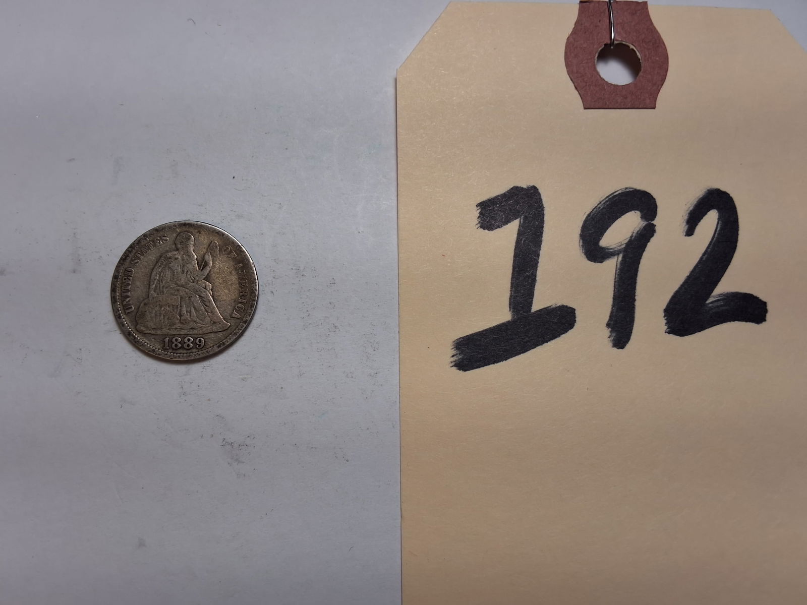 1889 Seated Dime 10C (1 of 3)