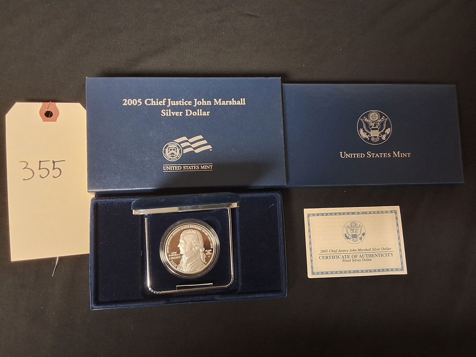 2005 Chief Justice Marshall Proof Silver Dollar US Mint (1 of 3)