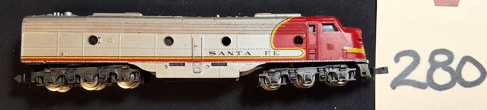 N Scale Santa Fe Locomotive Atlas: N Scale Santa Fe Locomotive Atlas Condition All property is sold in "as is" condition and all sales are final. Teel Auctions and its consignor make no representations or warranties, express or implied