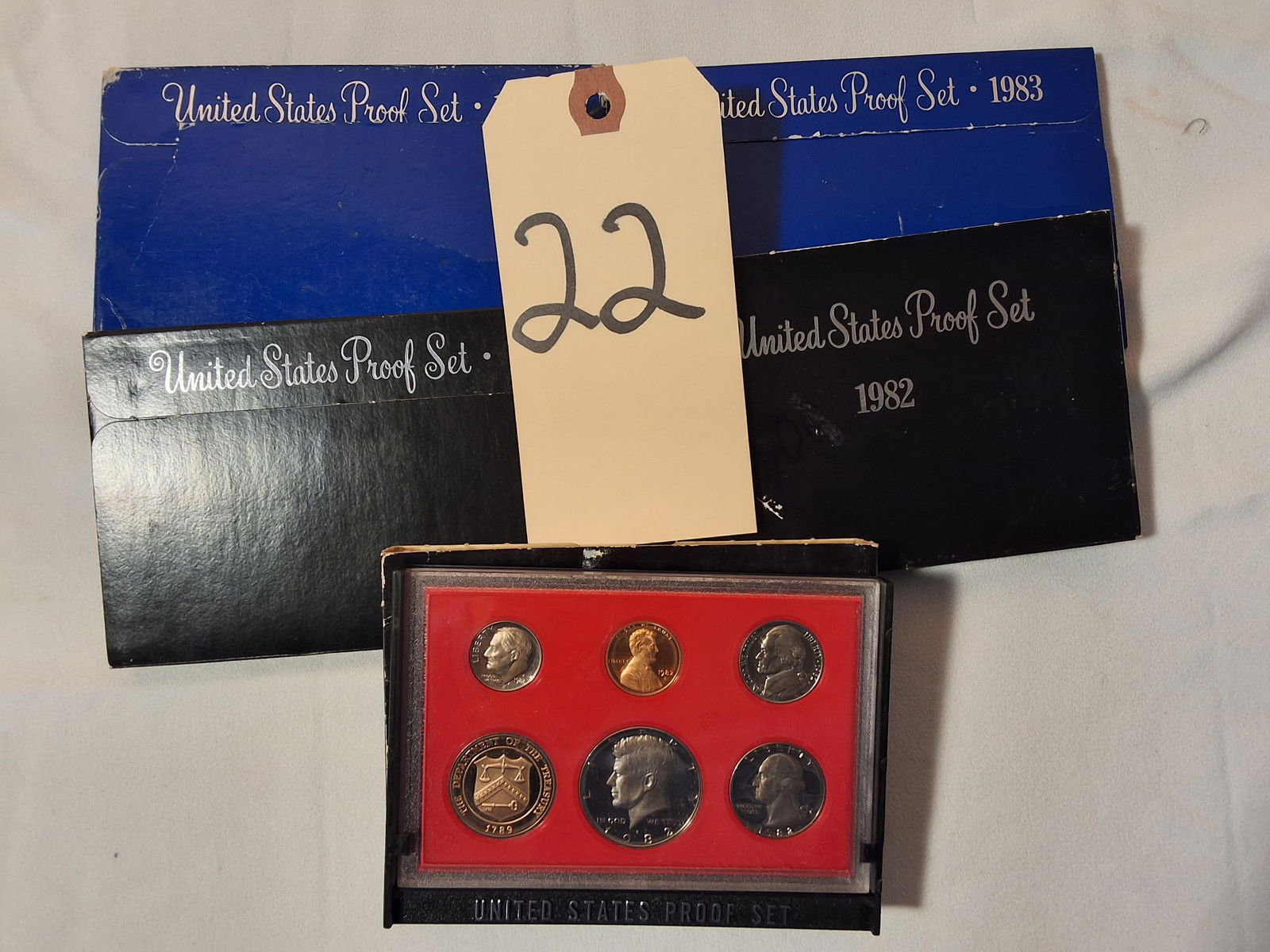 Lot of 5 Mixed Date US Mint Proof Sets (1 of 5)