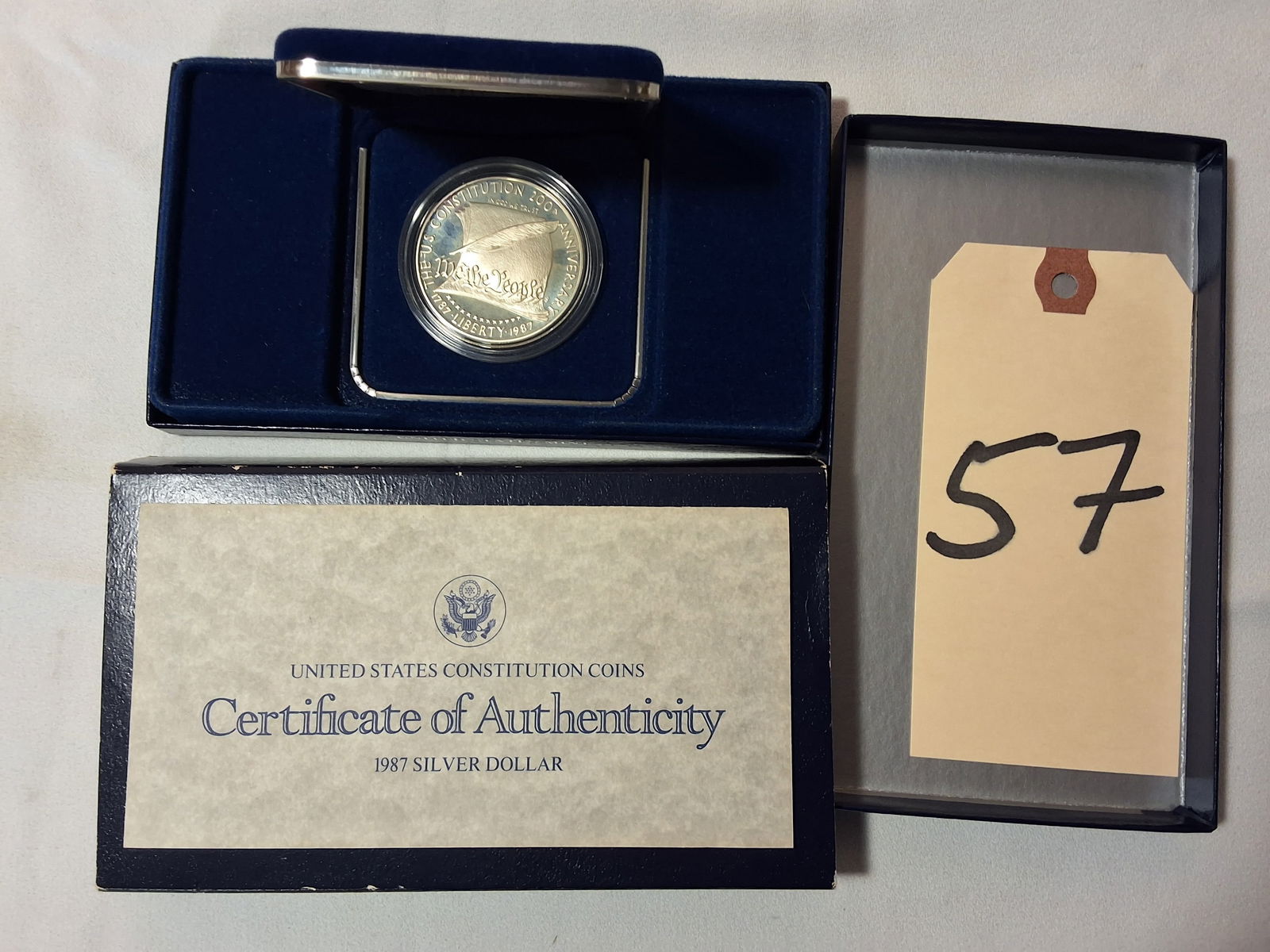US Mint Silver Constitution Commemorative Coin (1 of 2)