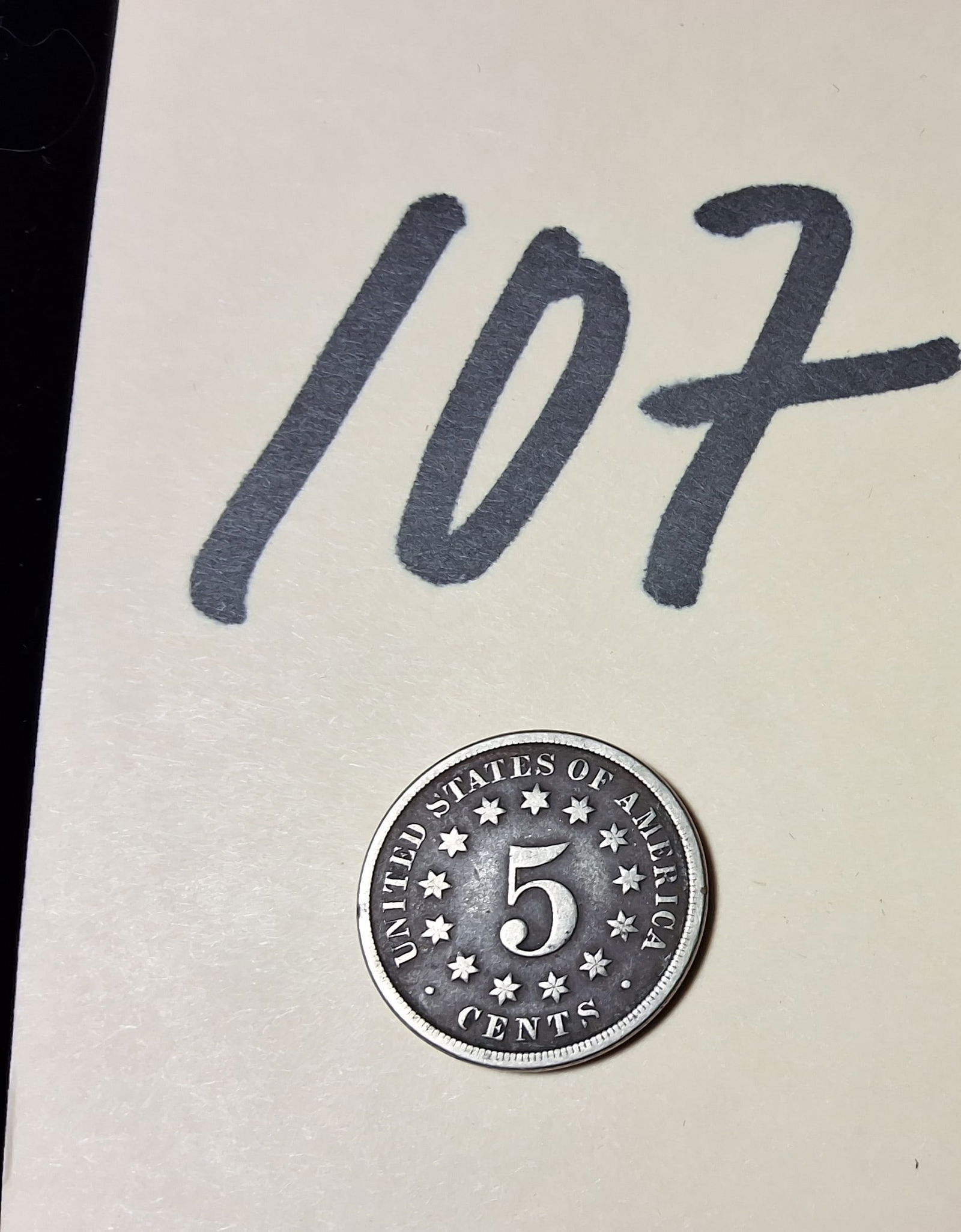 1868 Shield Nickel 5C (1 of 3)