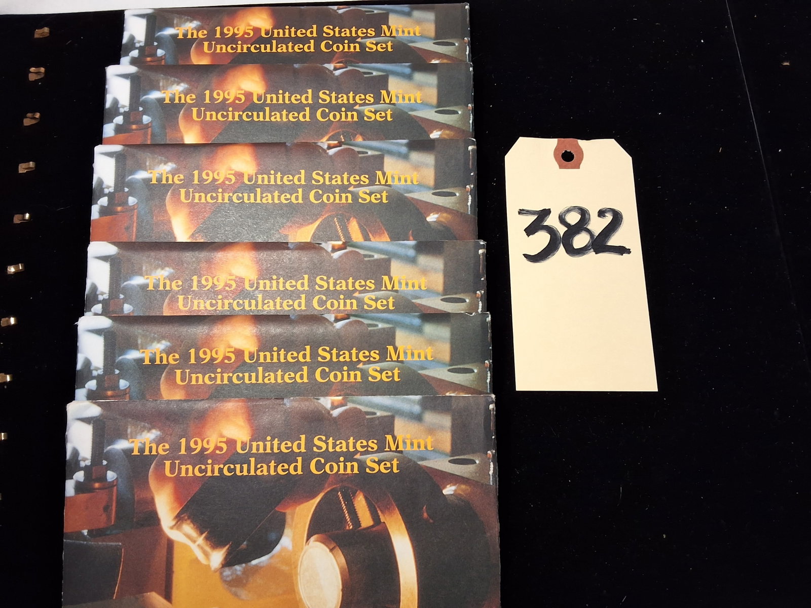 US Mint Sets Lot of 6 - 1995: US Mint Sets Lot of 6 - 1995 Condition All property is sold in "as is" condition and all sales are final. Teel Auctions and its consignor make no representations or warranties, express or implied, wit