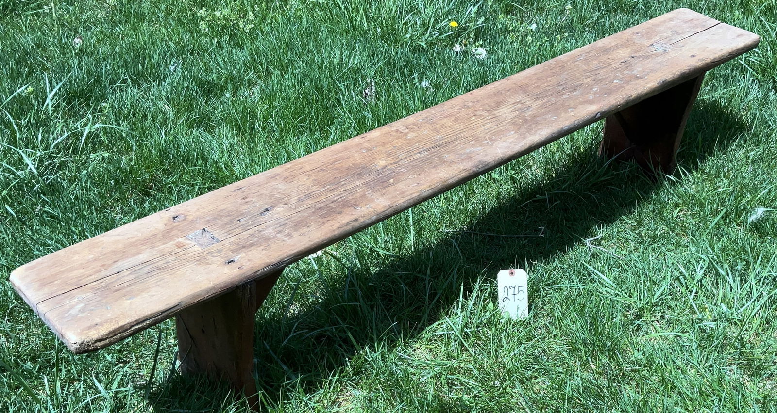 RUSTIC 74" ANTIQUE BENCH. (1 of 10)