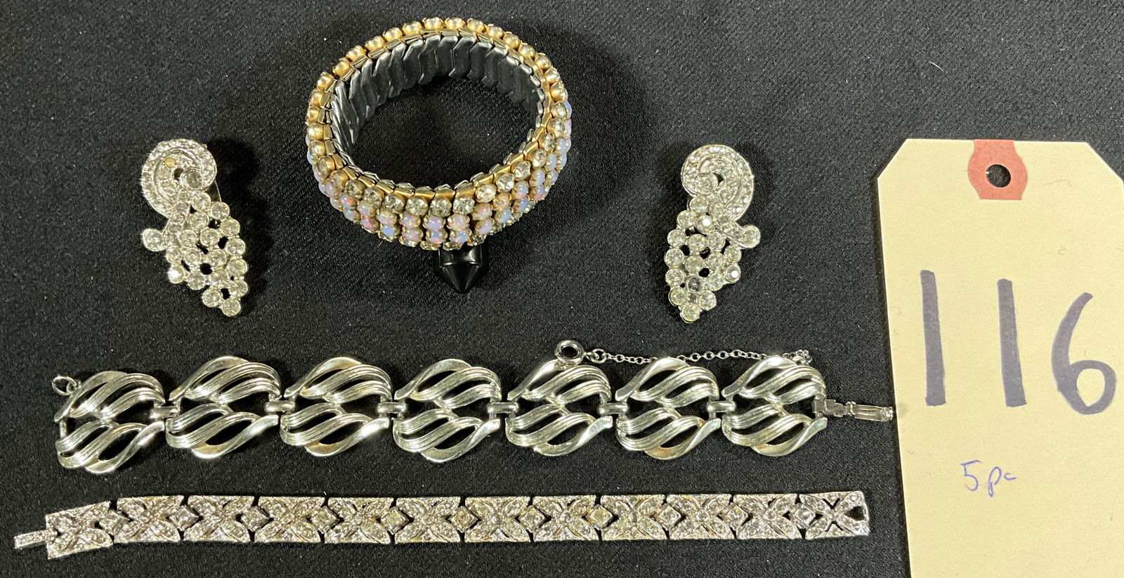 BRACELETS AND EARRINGS FROM CORO, LEDO, AND OTHERS.: BRACELETS AND EARRINGS FROM CORO, LEDO, AND OTHERS. Condition All property is sold in "as is" condition and all sales are final. Teel Auctions and its consignor make no representations or warranties,