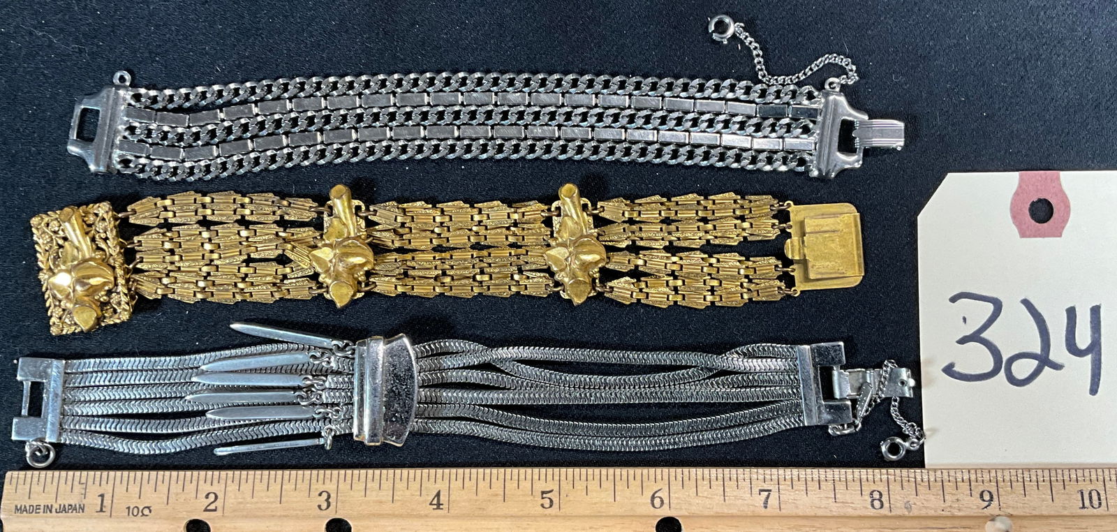 3 PC STATEMENT BRACELETS BY MONET AND OTHERS. (1 of 3)