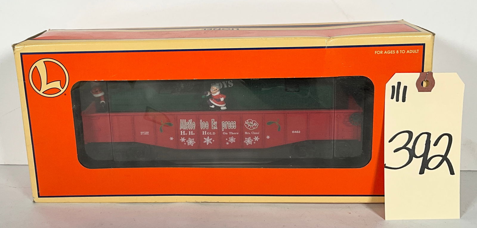 LIONEL 26737 ANIMATED GONDOLA MR AND MRS CLAUS CAR IN BOX.: LIONEL 26737 ANIMATED GONDOLA MR AND MRS CLAUS CAR IN BOX. Condition All property is sold in "as is" condition and all sales are final. Teel Auctions and its consignor make no representations or warra