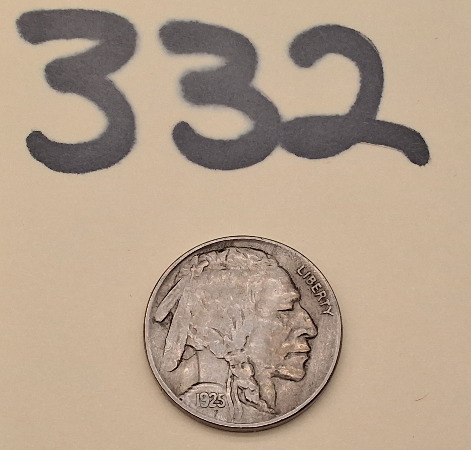 1925 P Buffalo Nickel 5C (1 of 3)
