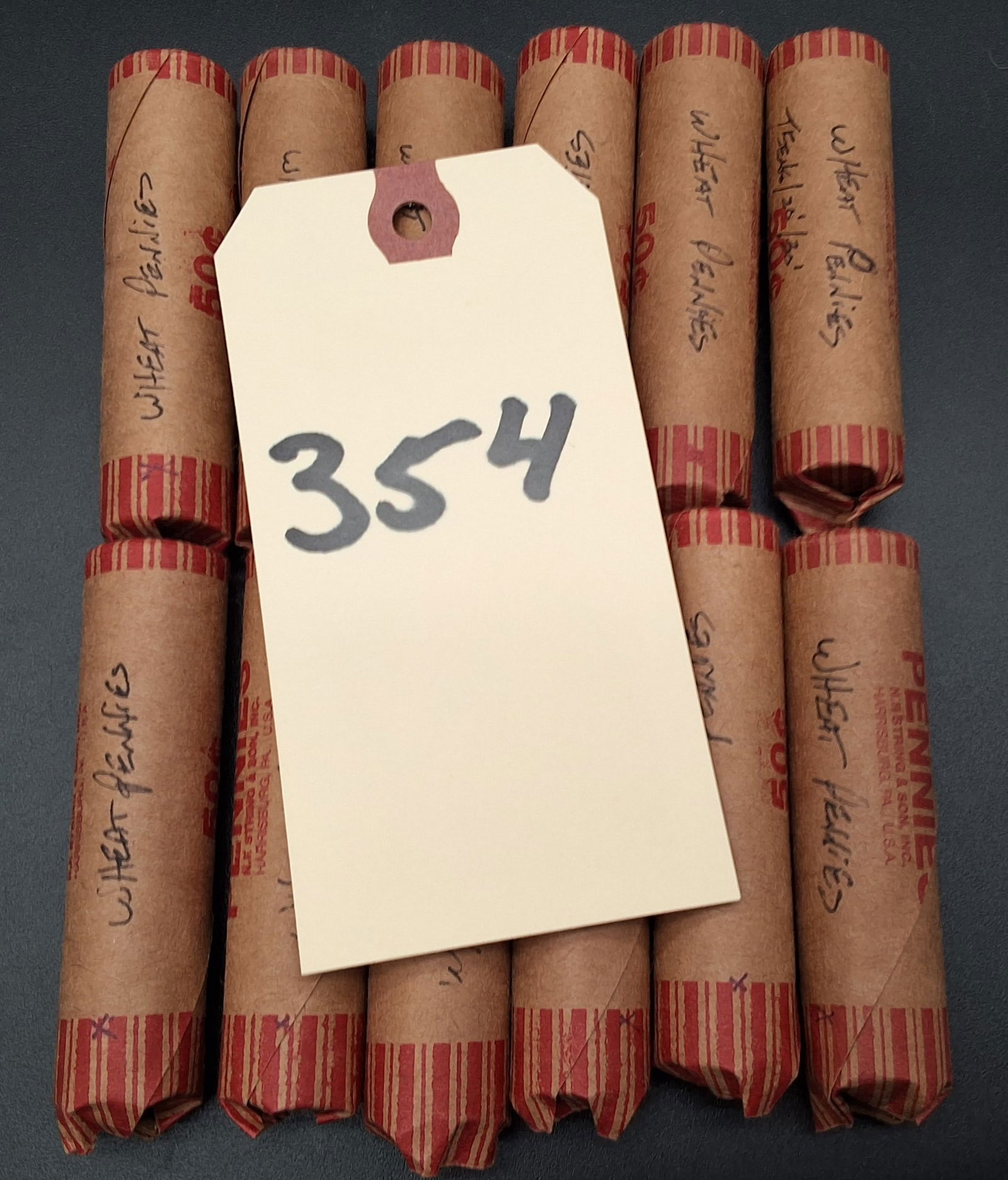 12 Rolls Mixed Date Lincoln Wheat Pennies (1 of 2)