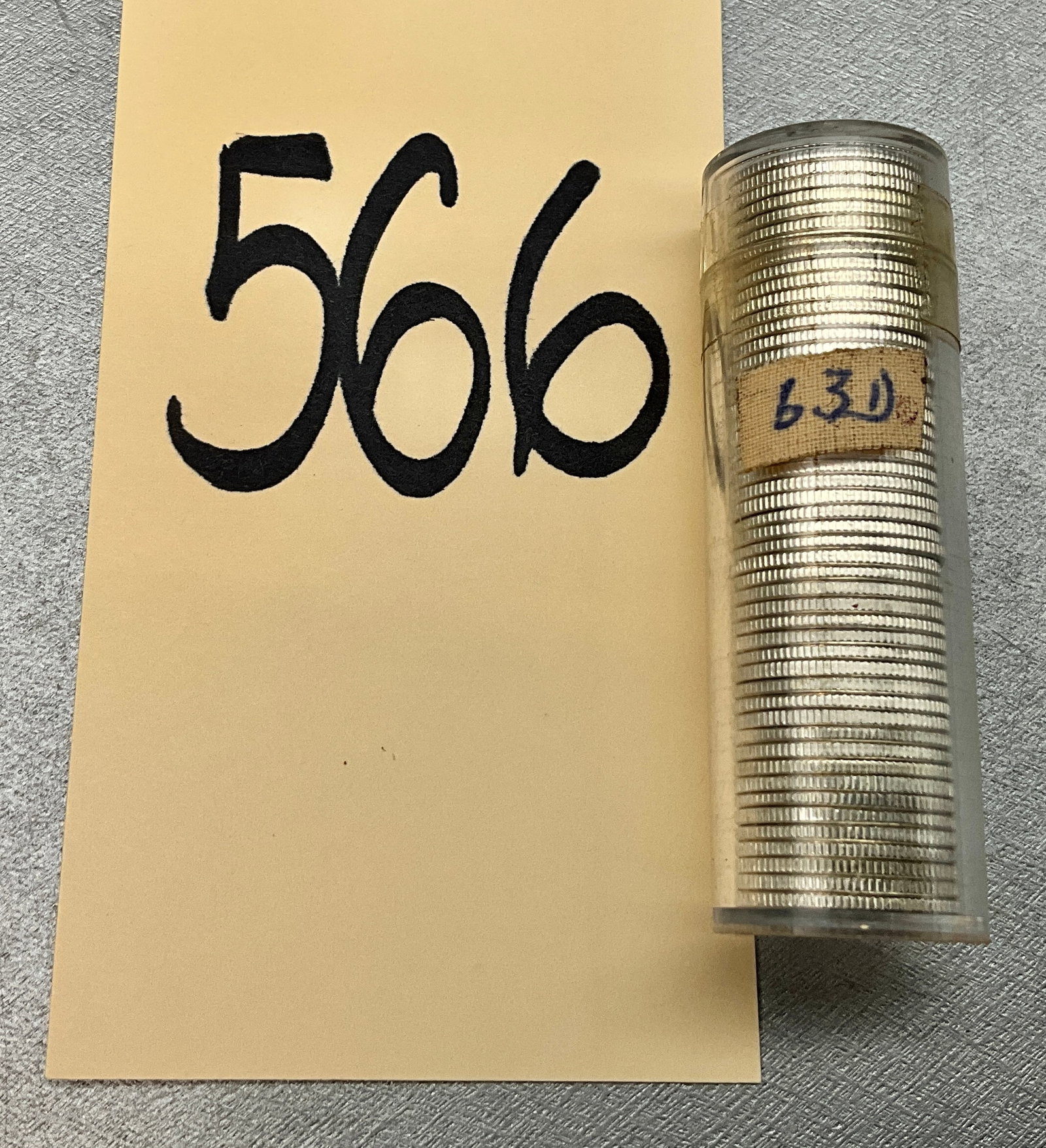 50 Pc 1963-D Silver Dimes. (1 of 3)