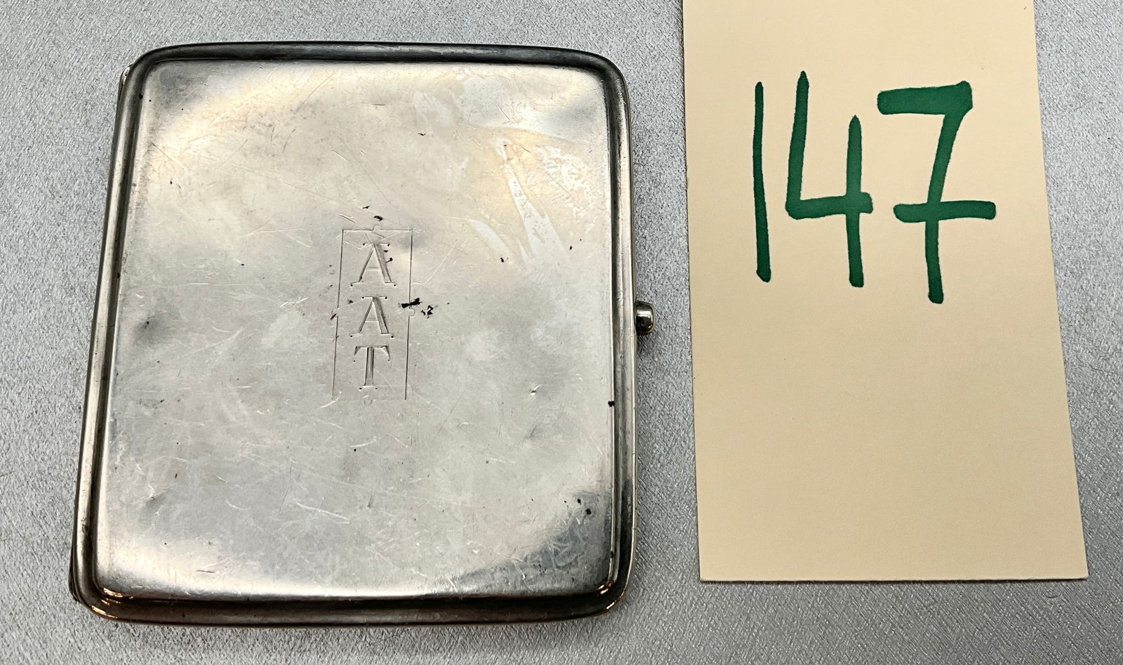 Vintage sterling silver cigarette case (1 of 5)