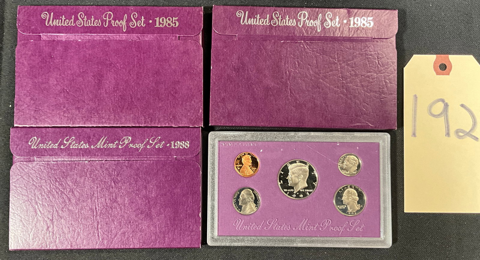 4 PC 1980'S AND 90'S US MINT PROOF SETS. (1 of 2)
