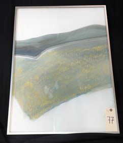 PAT SAN SONCIE SIGNED WATERCOLOR IN FRAME.