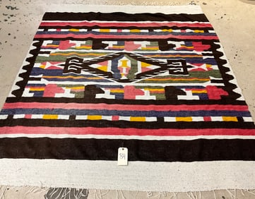 HANDMADE TRIBAL THROW RUG