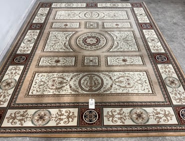 7'10" X 10'2" EMPIRE MACHINE MADE RUG.