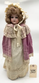 ANTIQUE ARMAND MARSEILLE GERMAN 30" BISQUE DOLL.