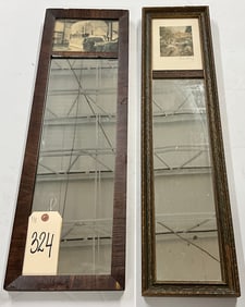WALLACE NUTTING SIGNED AND UNSIGNED COLORIZED PHOTOGRPAPHS IN MIRROR FRAMES.