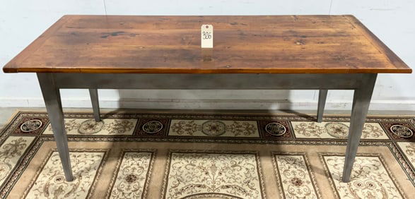 RUSTIC SHAKER STYLE "FARM" TABLE.