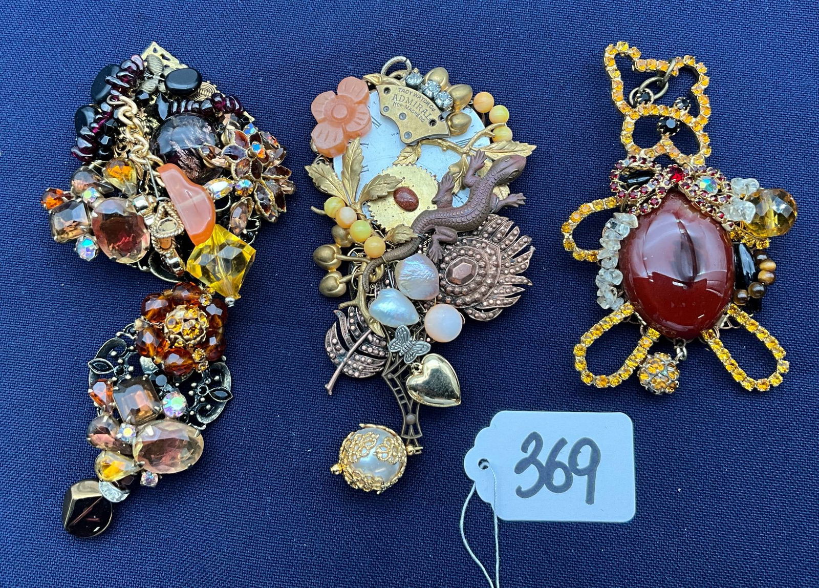 Three Signed Sarah Jane Handmade Brooches (1 of 2)