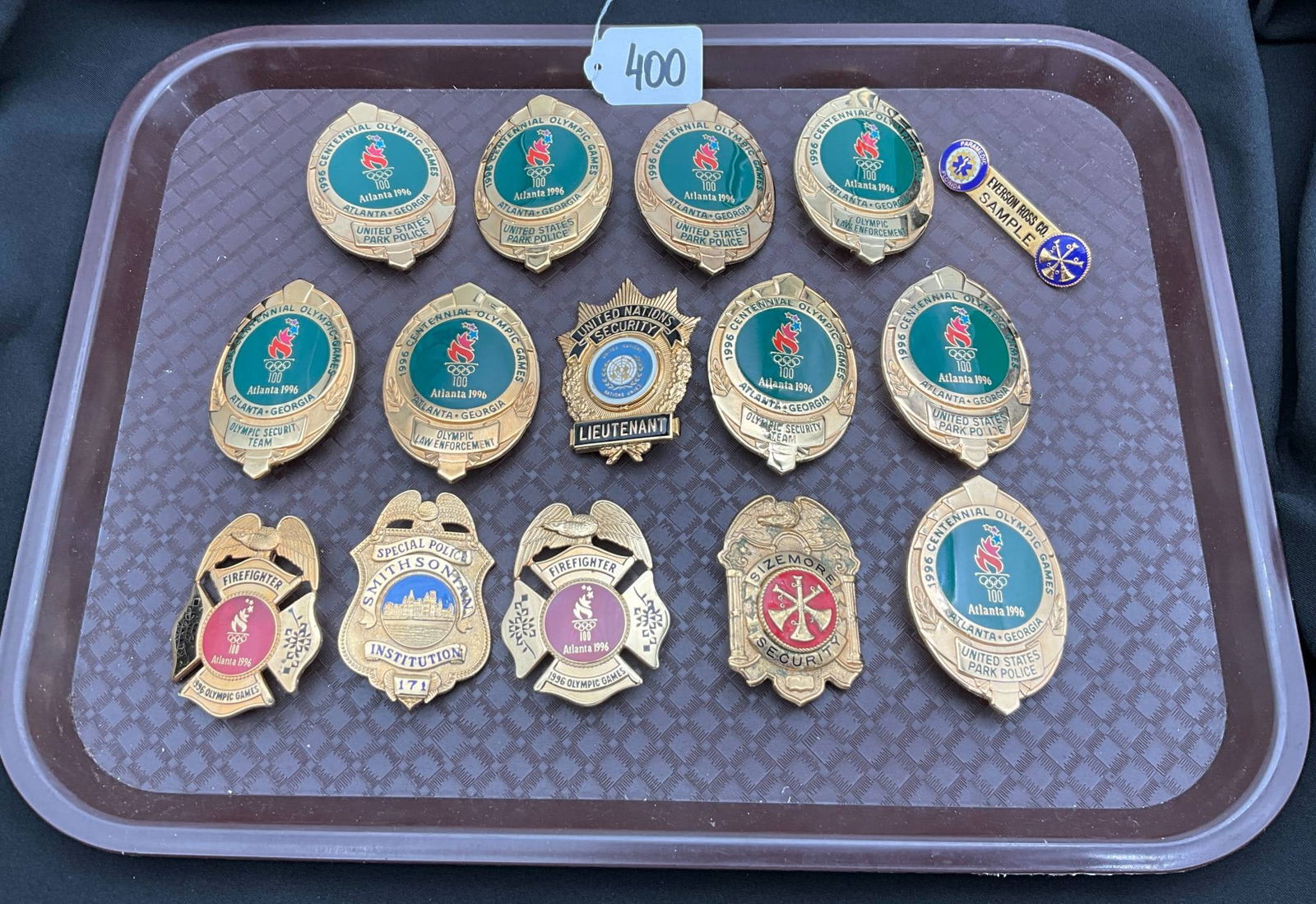 Commemorative Firefighter, Security, and Park Police Badges (1 of 2)