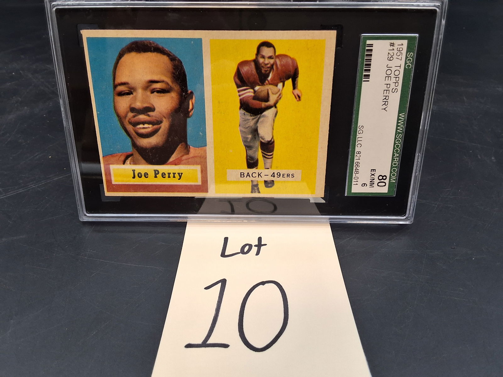 1957 Topps Joe Perry SGC 6 (1 of 3)