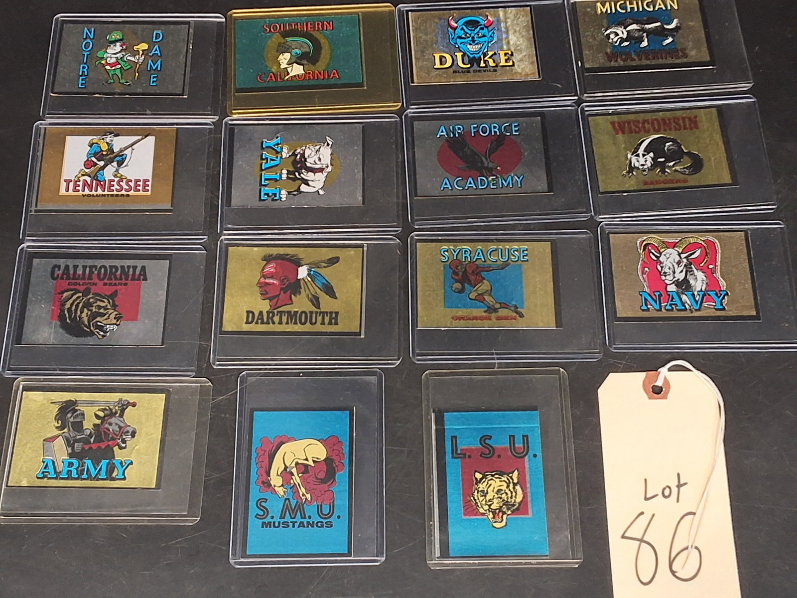 1960 Topps Metallic Sticker Inserts Lot of 15: 1960 Topps Metallic Sticker Inserts Lot of 15 Condition All property is sold in "as is" condition and all sales are final. Teel Auctions and its consignor make no representations or warranties, expres