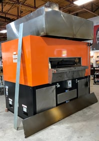 Woodstone Commercial Gas Pizza Oven WS-FD-9660-RFG-LR-IR-NG-DD With Hood and Accessories