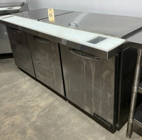 Continental Commercial Stainless Steel Refrigerator Freezer Model SW72N30M