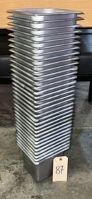 32-Piece Stainless Steel Food Pans, Commercial Kitchen Usage