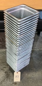 32 Stainless Steel Pans, 6x7x6 Inches Deep