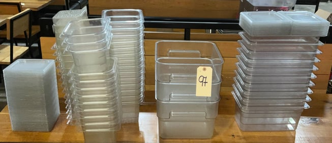 Plastic Food Storage Bins for Organizing and Serving Needs