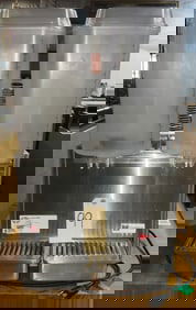 Crathco Commercial Dual Beverage Dispenser with Transparent Containers