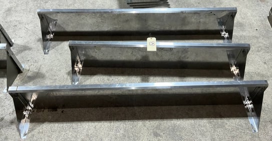 John Boos Commercial Stainless Steel Wall-Mounted Shelves, 48? and 60?