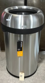 Stainless Steel Simplehuman Waste Can with Extra-Large Capacity