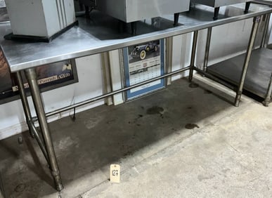 John Boos Stainless Steel Commercial Prep Table, 72x30x41 Inches