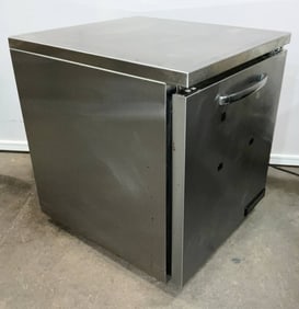 Continental Stainless Steel Refrigerator, Model SW27N, 27.5 x 30 x 32 Inches