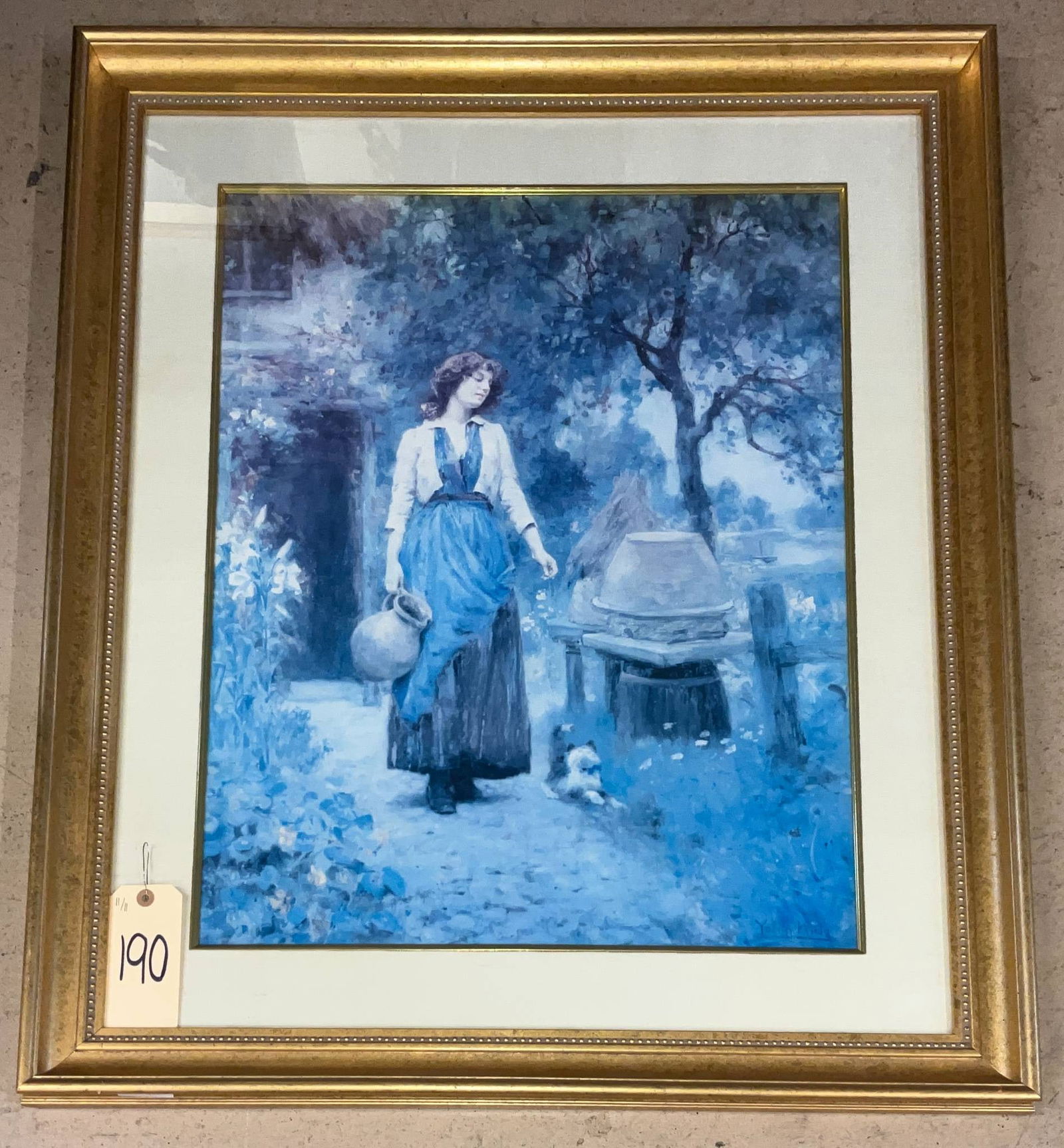 King Print in Gilt Frame, 32 x 38 Inches (1 of 2)