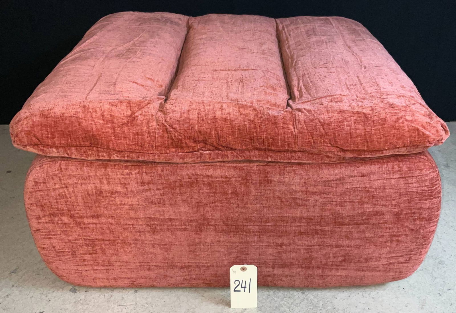 Square Upholstered Ottoman from Wayfair, 34 Inches (1 of 3)