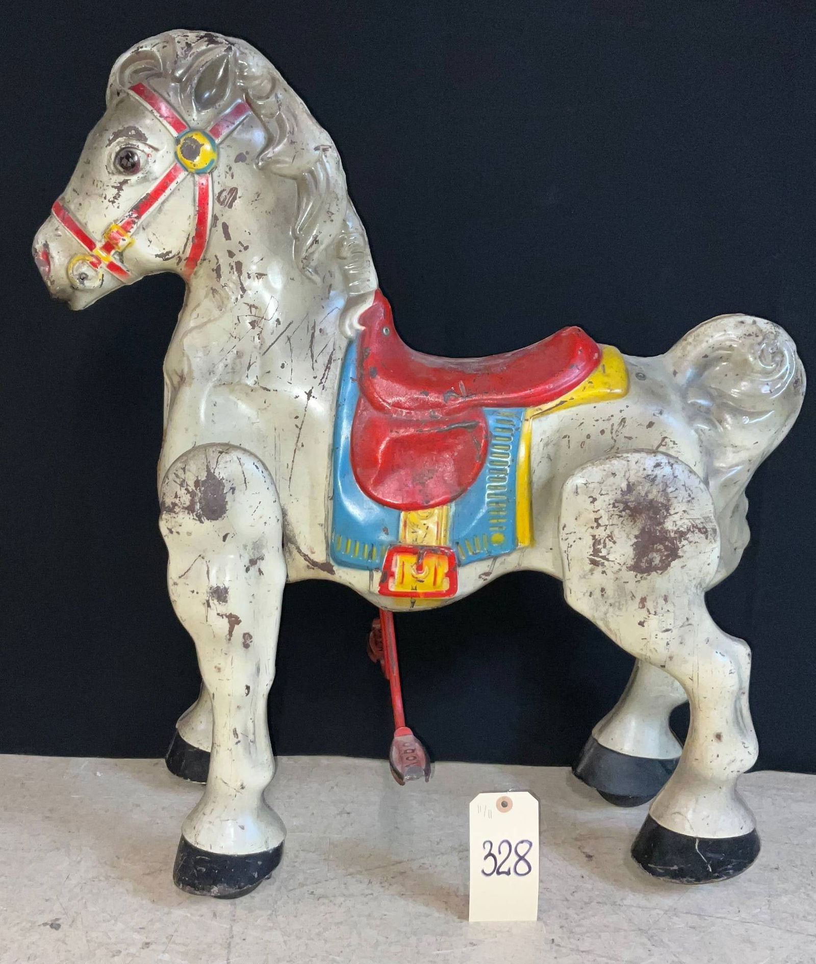 Painted Carousel-Style Horse, 27 to 30 Inches High (1 of 6)