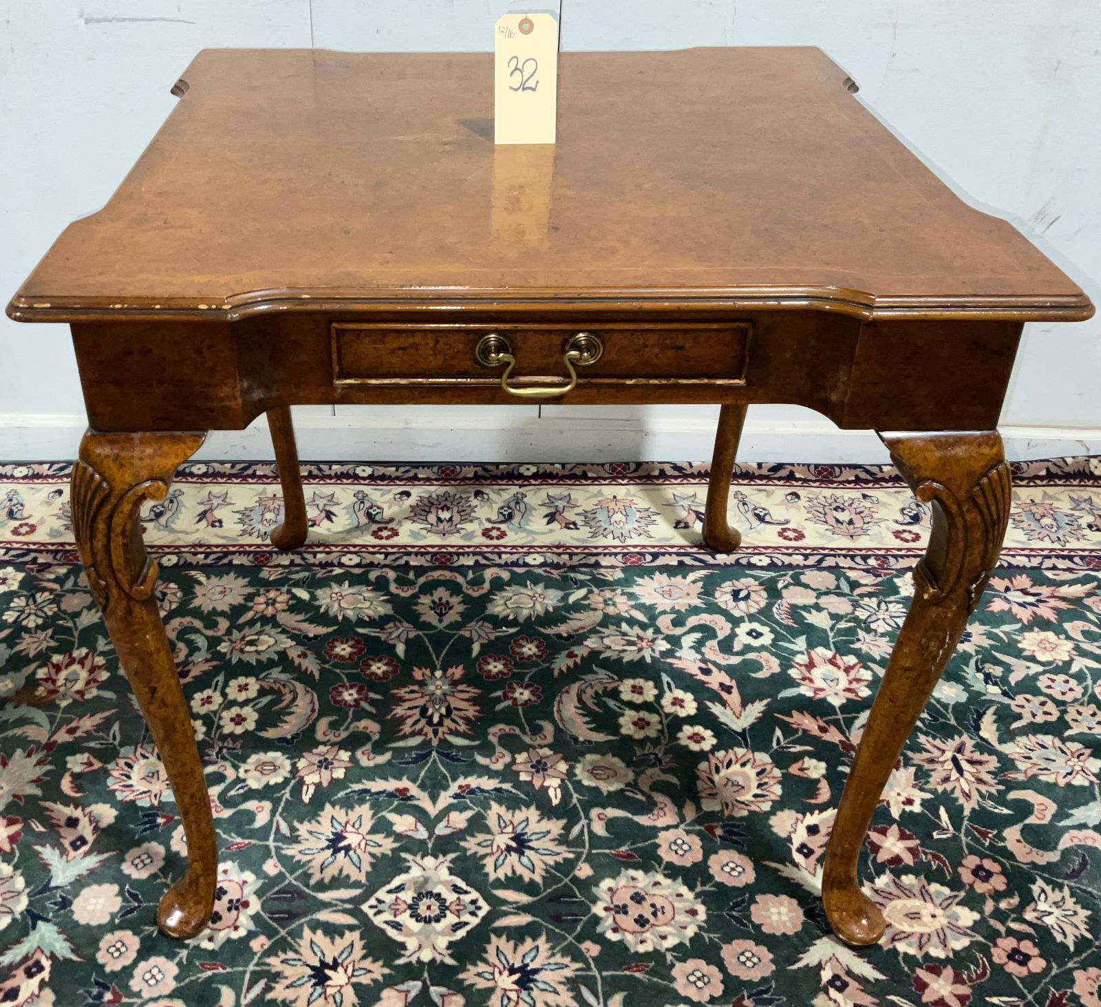 Carved Maple Two-Drawer Stand by Southampton Furniture Co. (1 of 6)