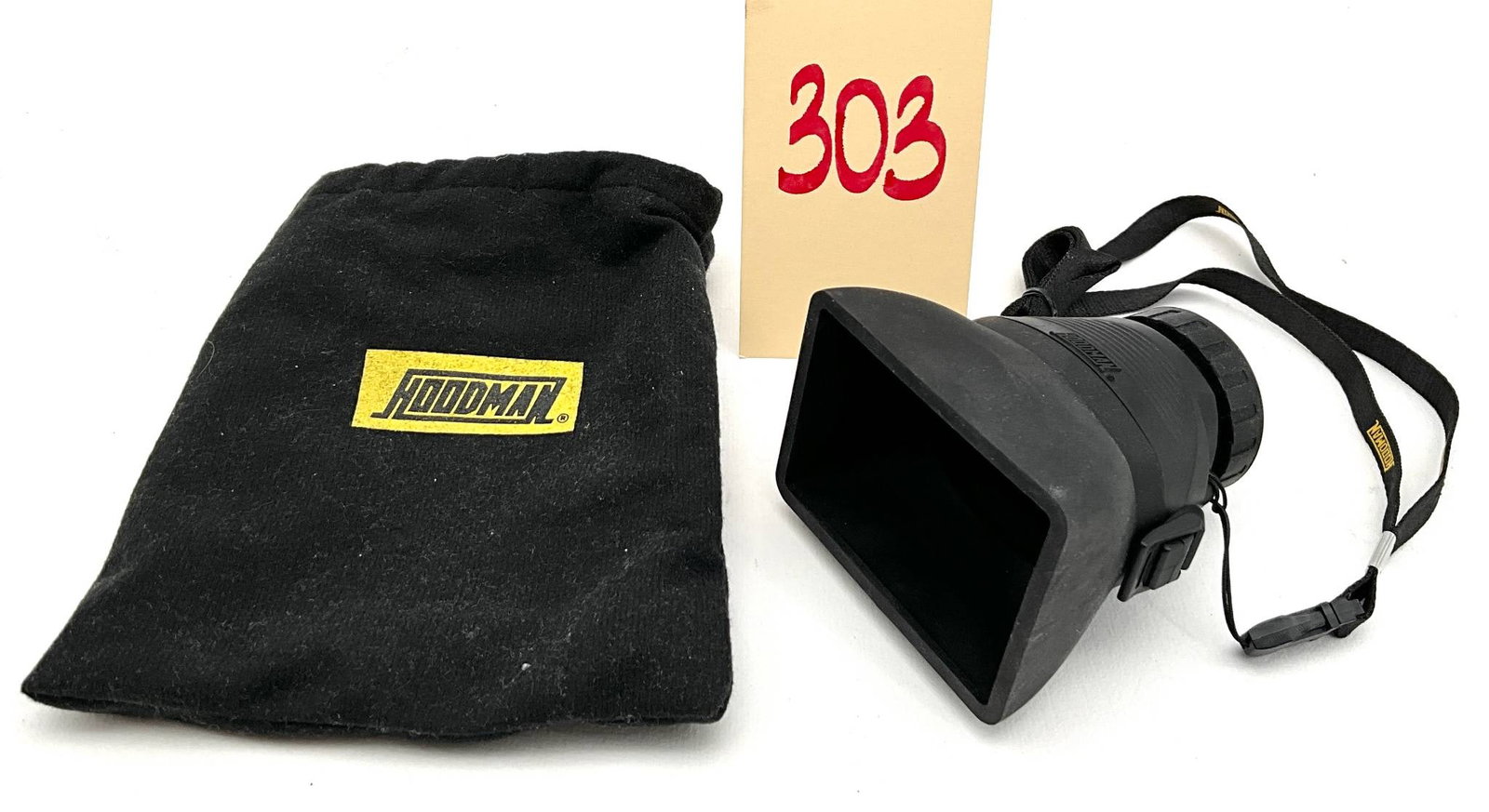 Hoodman H32B Camera Viewfinder Loupe with Adjustable Strap and Storage Pouch (1 of 4)