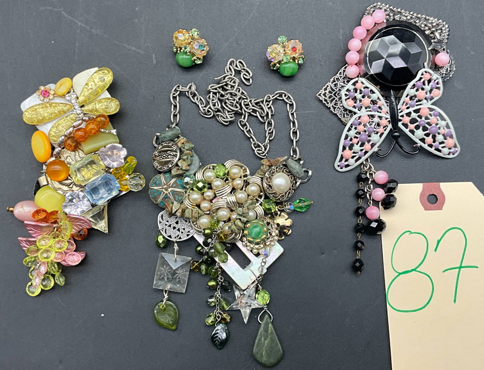 Costume Jewelry Lot Featuring Signed ‘SARAH JANE’ Pieces (1 of 3)